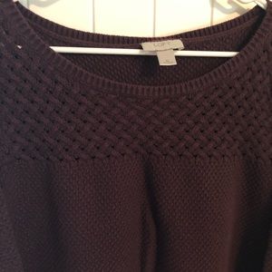 Burgundy Loft sweater